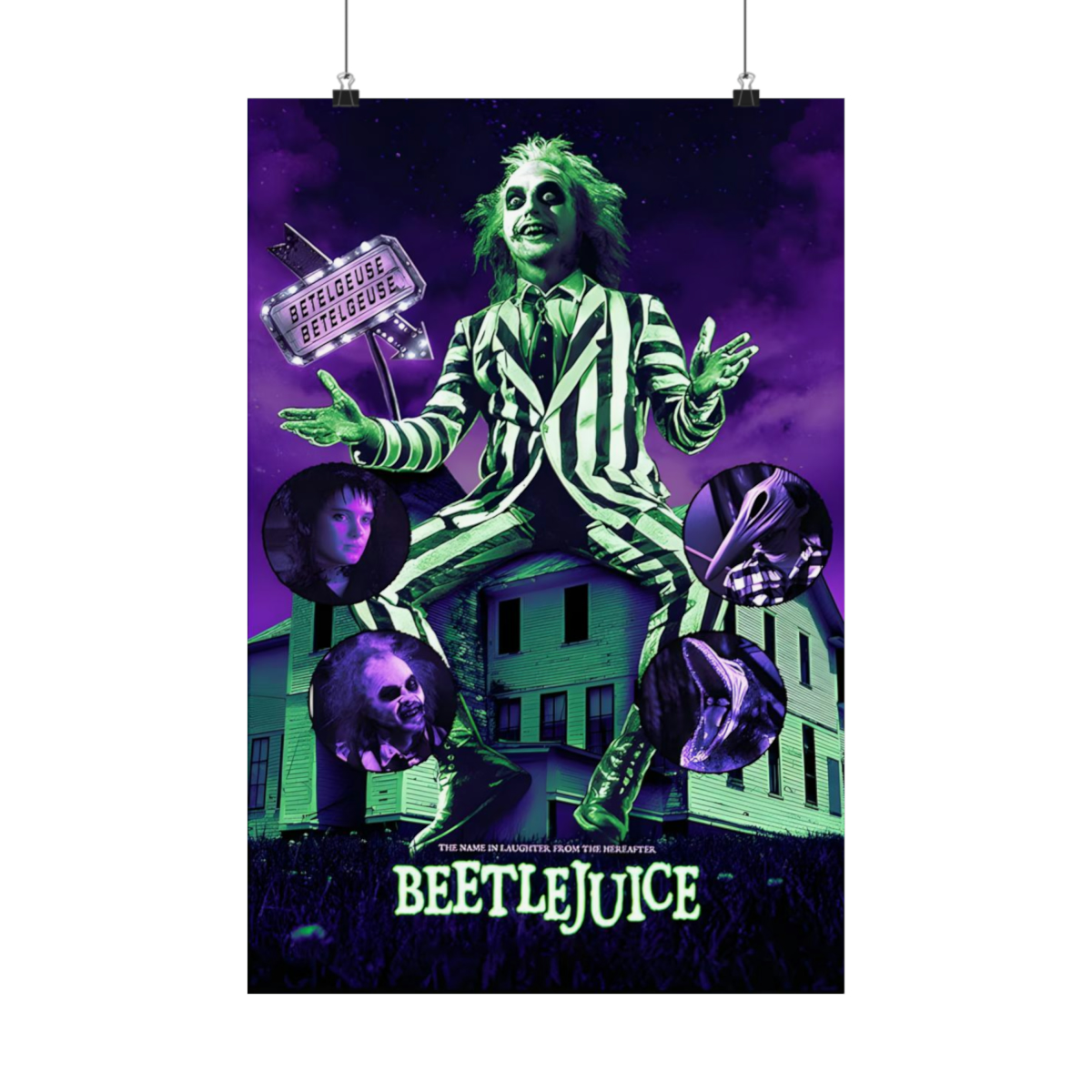 Beetlejuice Inspired Movie Poster