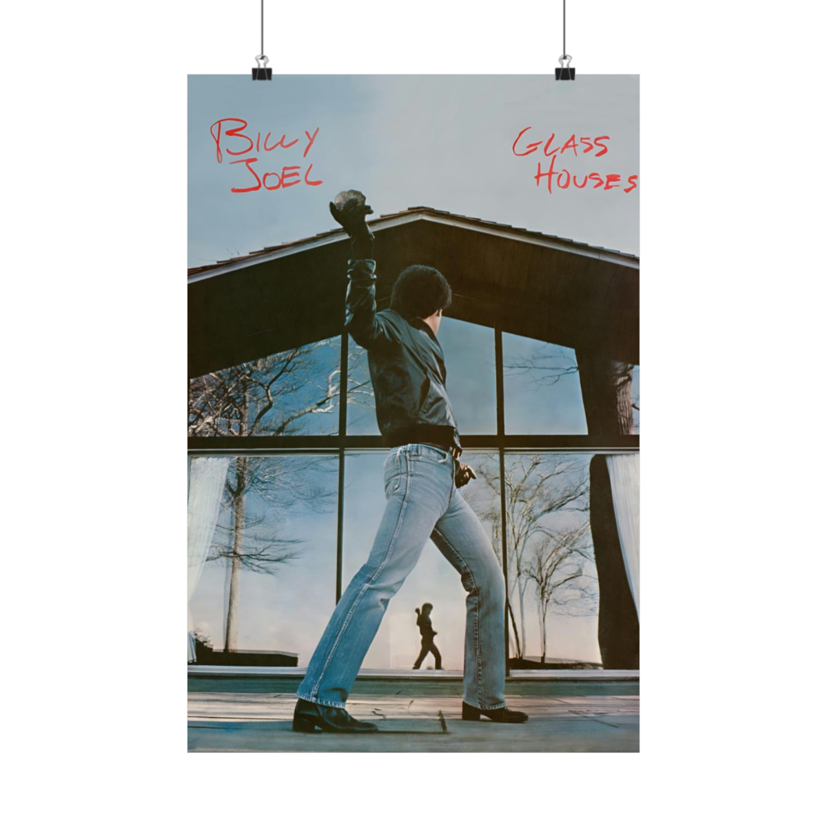 Billy Joel Poster, Billy Joel Glass Houses album Poster