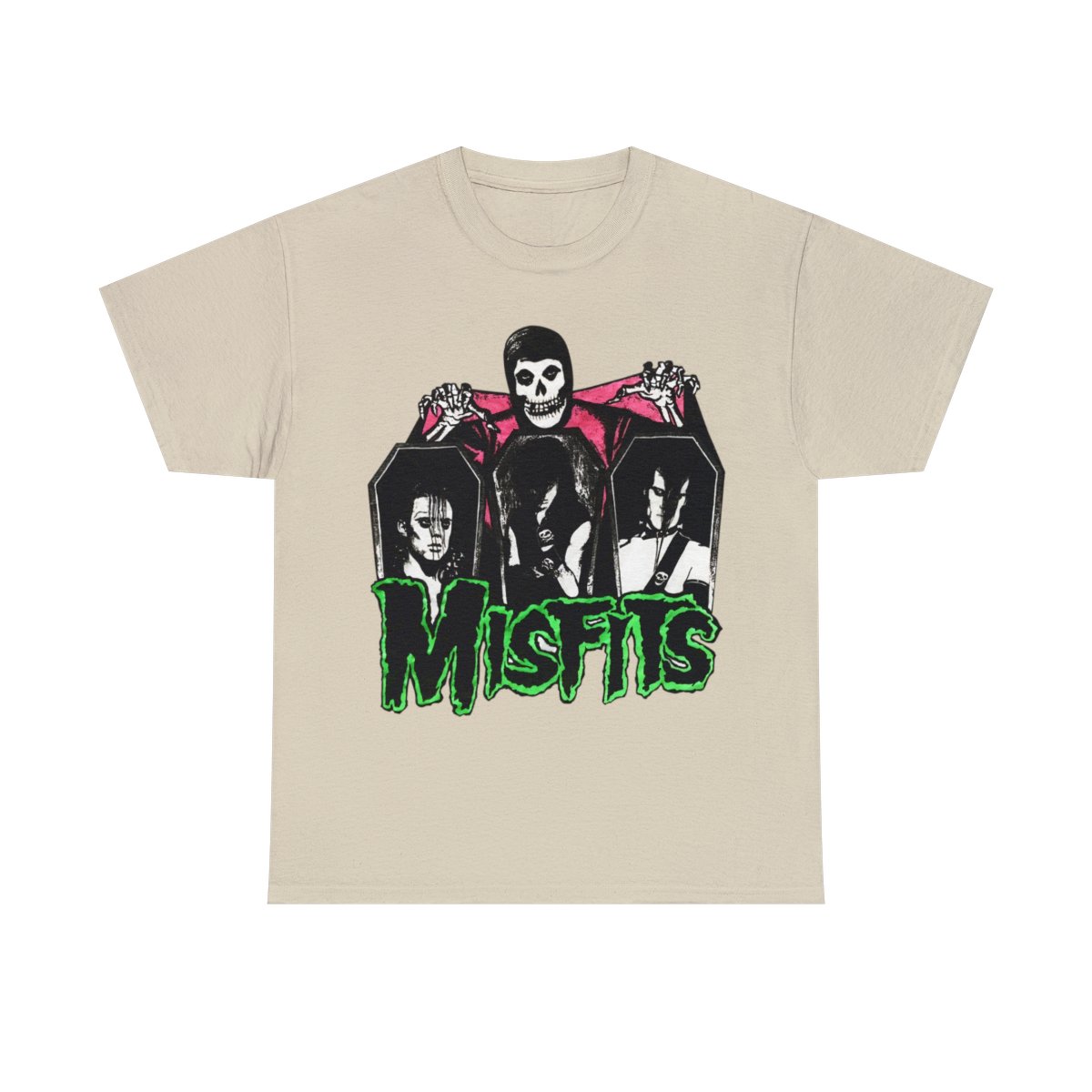 Vintage Misfits Band Throwback Tour T-Shirt Unisex Heavy Cotton Tee