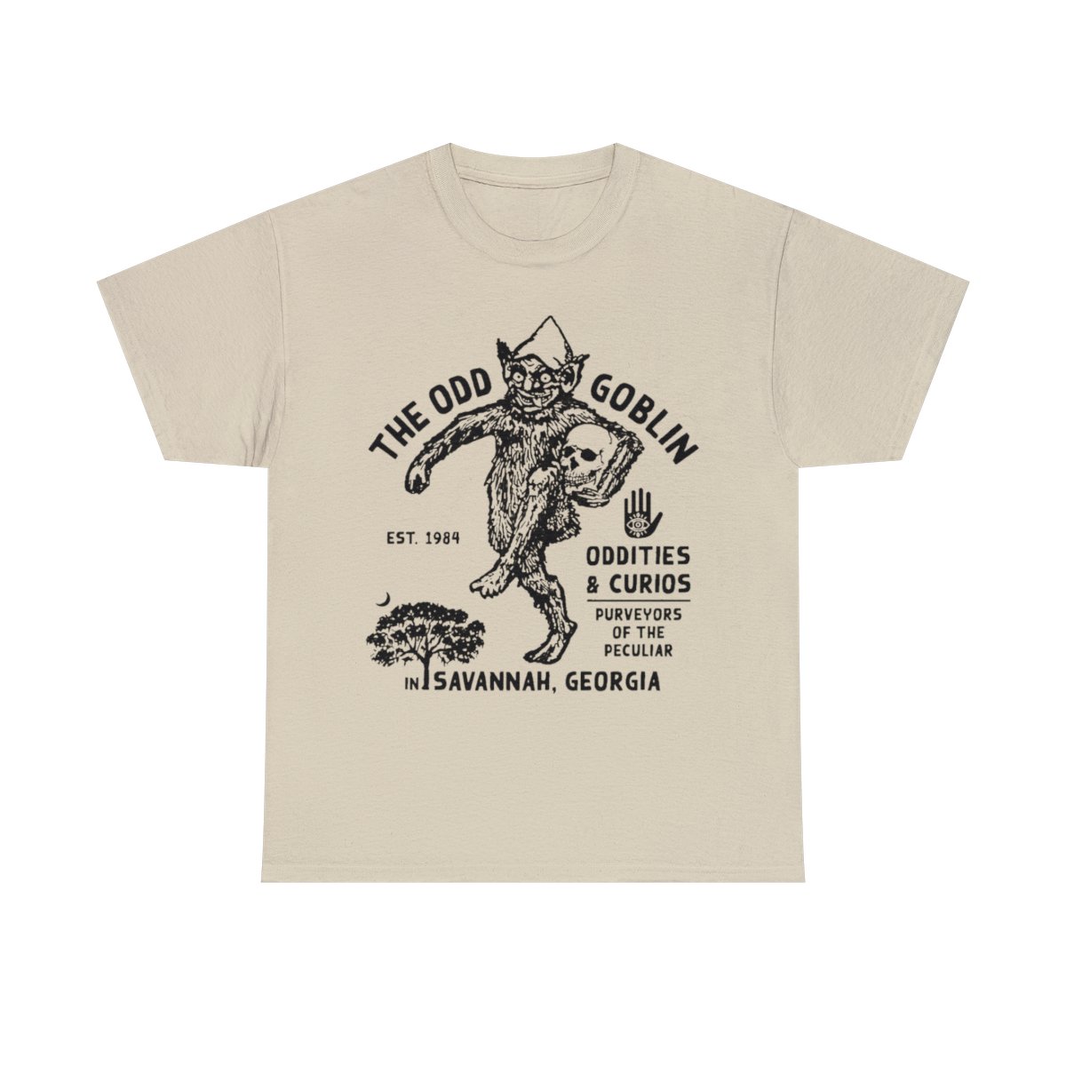 Oddities Goblin T-Shirt Weird Shirts for Men Women Unusual Occult Shirt Original Design Strange Novelty Unisex Heavy Cotton Tee