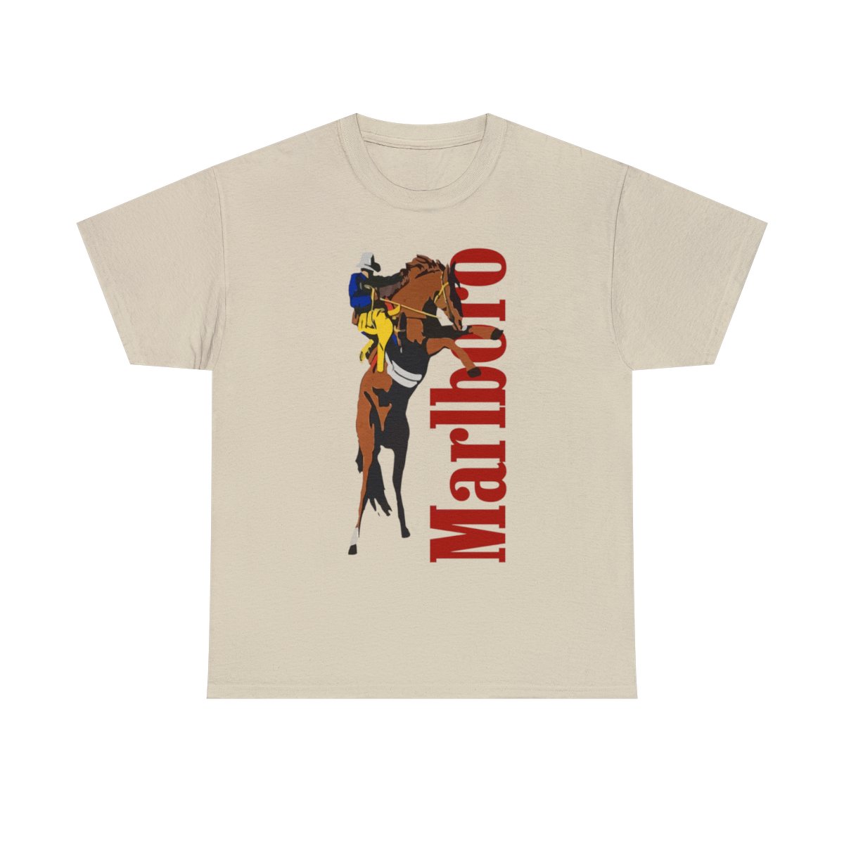 Vintage 90’s Marlboro Cowboy T-Shirt Unisex Heavy Cotton Tee