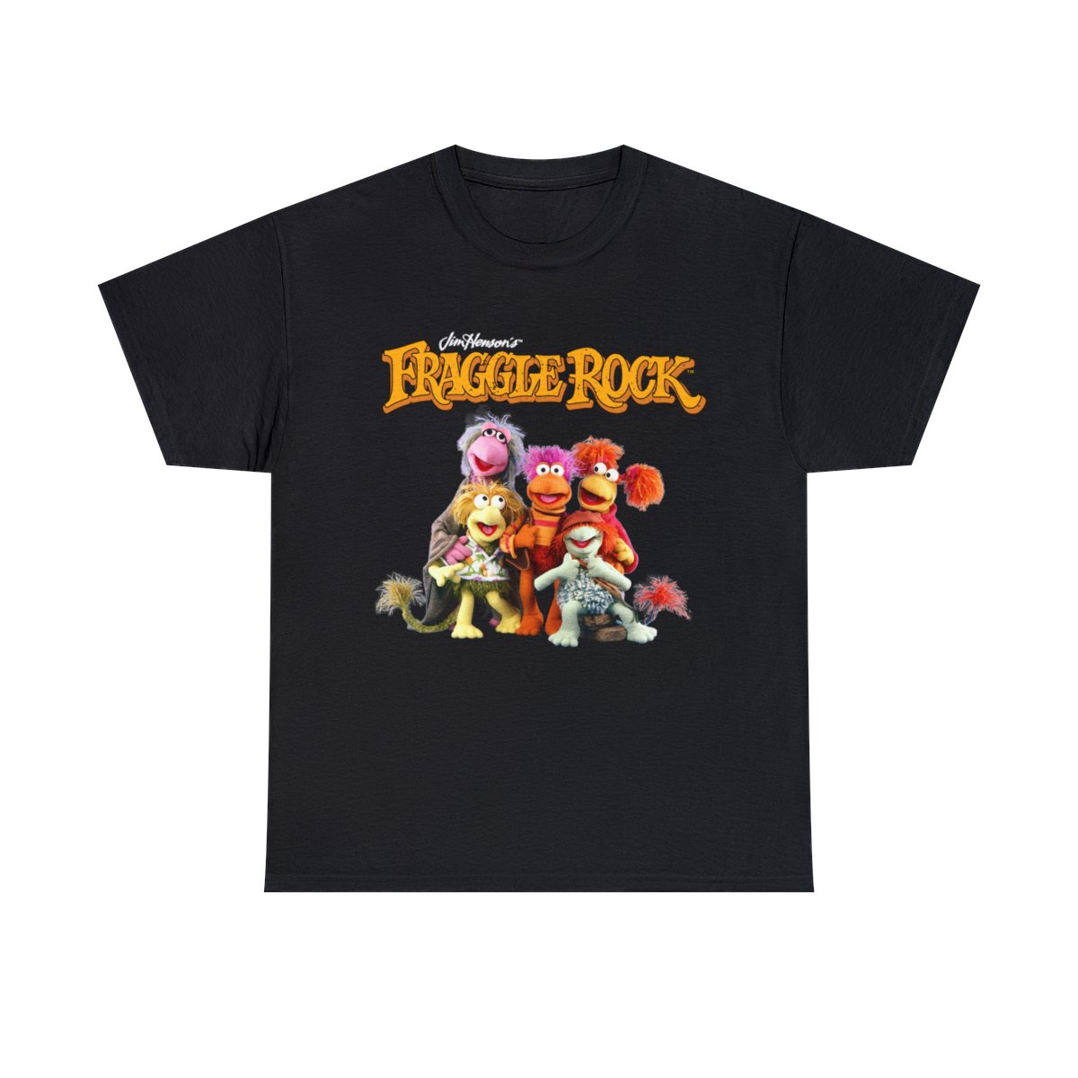 Fraggle Rock Vintage Photo Shirt Jim Henson’s Puppet Characters 80s TV Unisex Heavy Cotton Tee