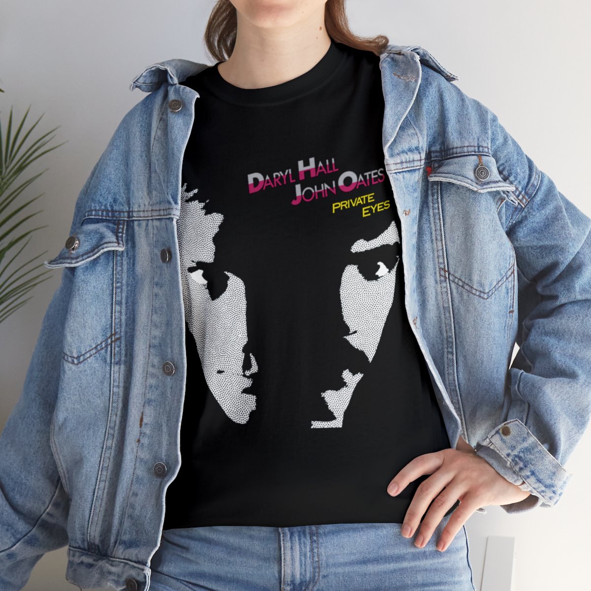 HALL and OATES daryl hall john oates 80s retro vintage style Graphic tee T-Shirt Unisex Heavy Cotton Tee