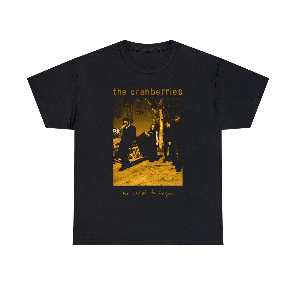 The Cranberries Vintage T-Shirt Black Unisex Heavy Cotton Tee