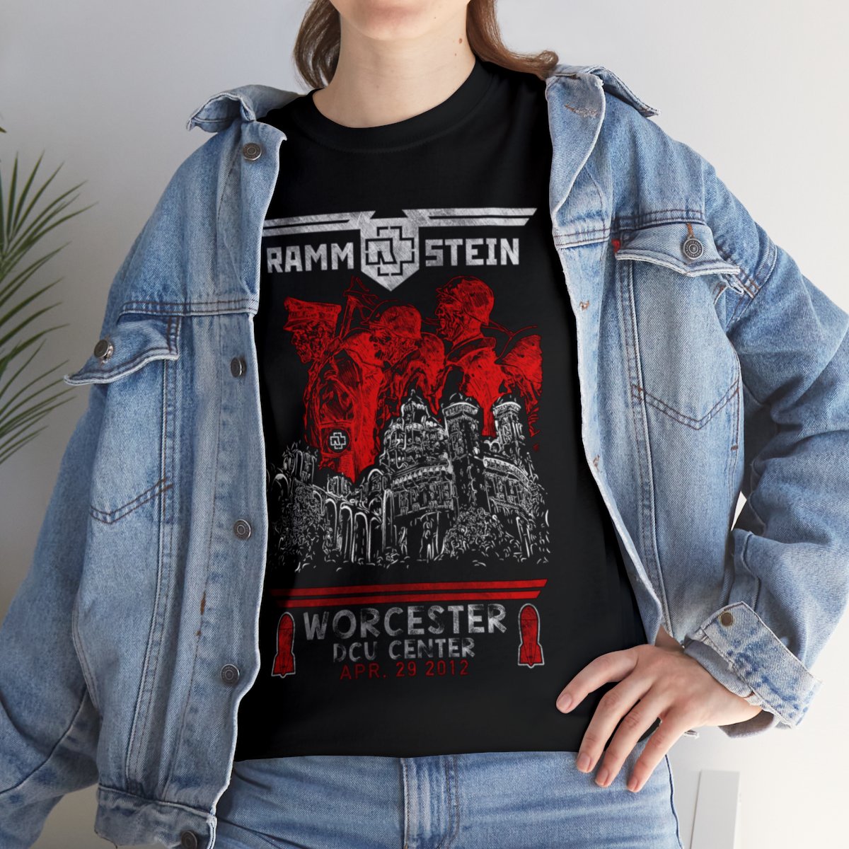 Vintage Rammstein Poster Graphic T-Shirt Unisex Heavy Cotton Tee