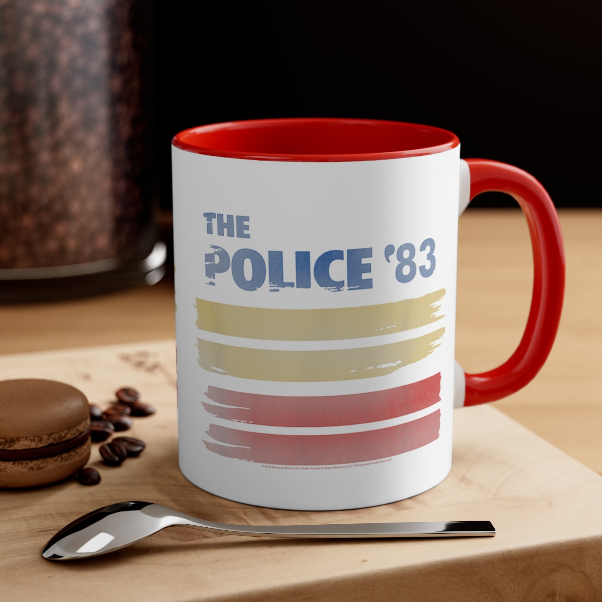 THE POLICE 83 Accent Coffee Mug, 11oz