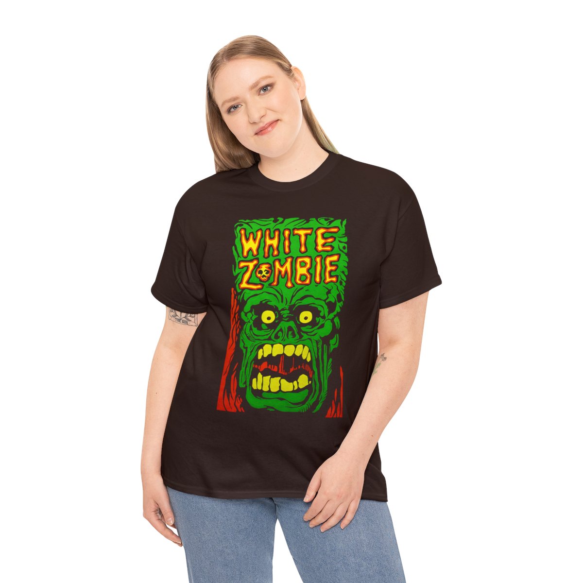 WHITE ZOMBIE Monster Yell T SHIRT New Official JSR Merchandise Rob Zombie Unisex Heavy Cotton Tee