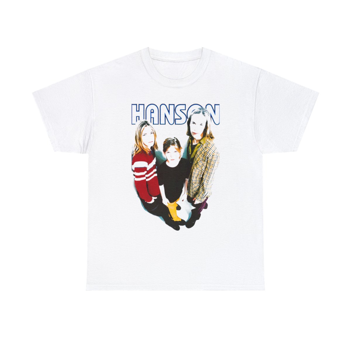 Vintage Hanson Band White T-Shirt Unisex Heavy Cotton Tee