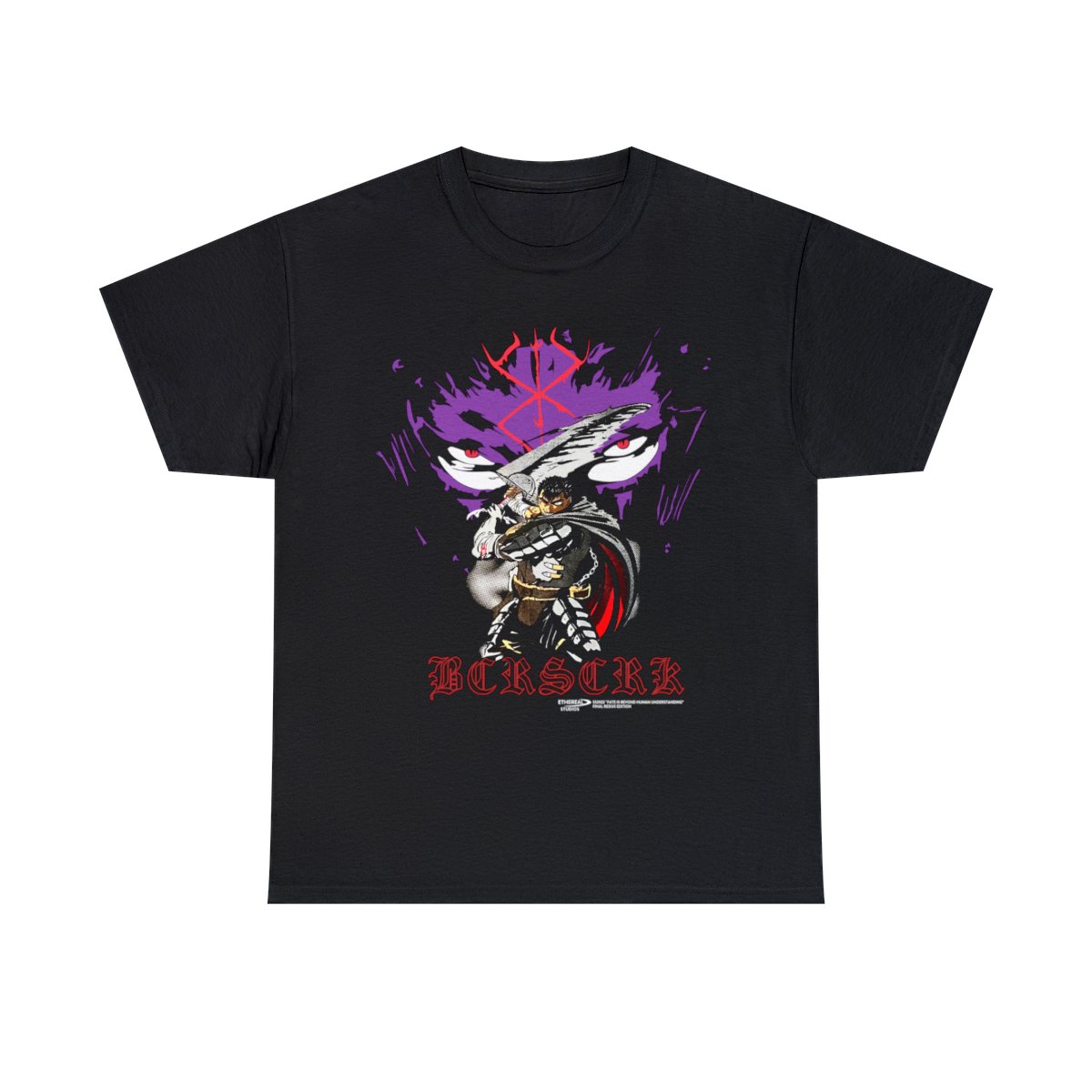 Vintage Anime Berserk T-Shirt Unisex Heavy Cotton Tee