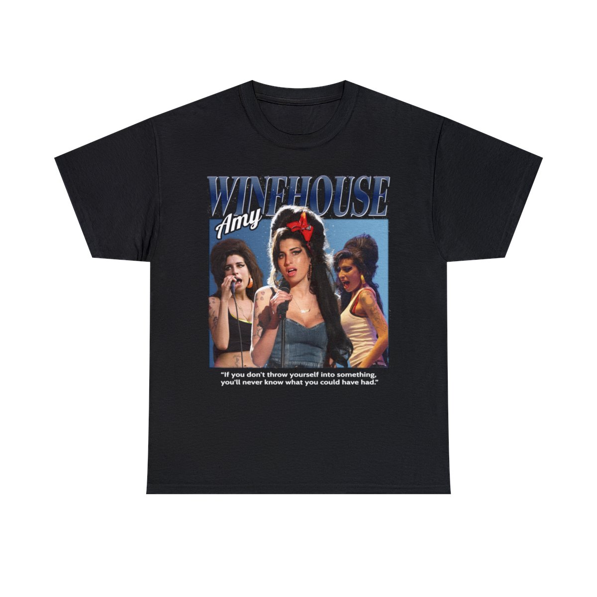 Amy Winehouse Vintage TShirt Unisex Heavy Cotton Tee