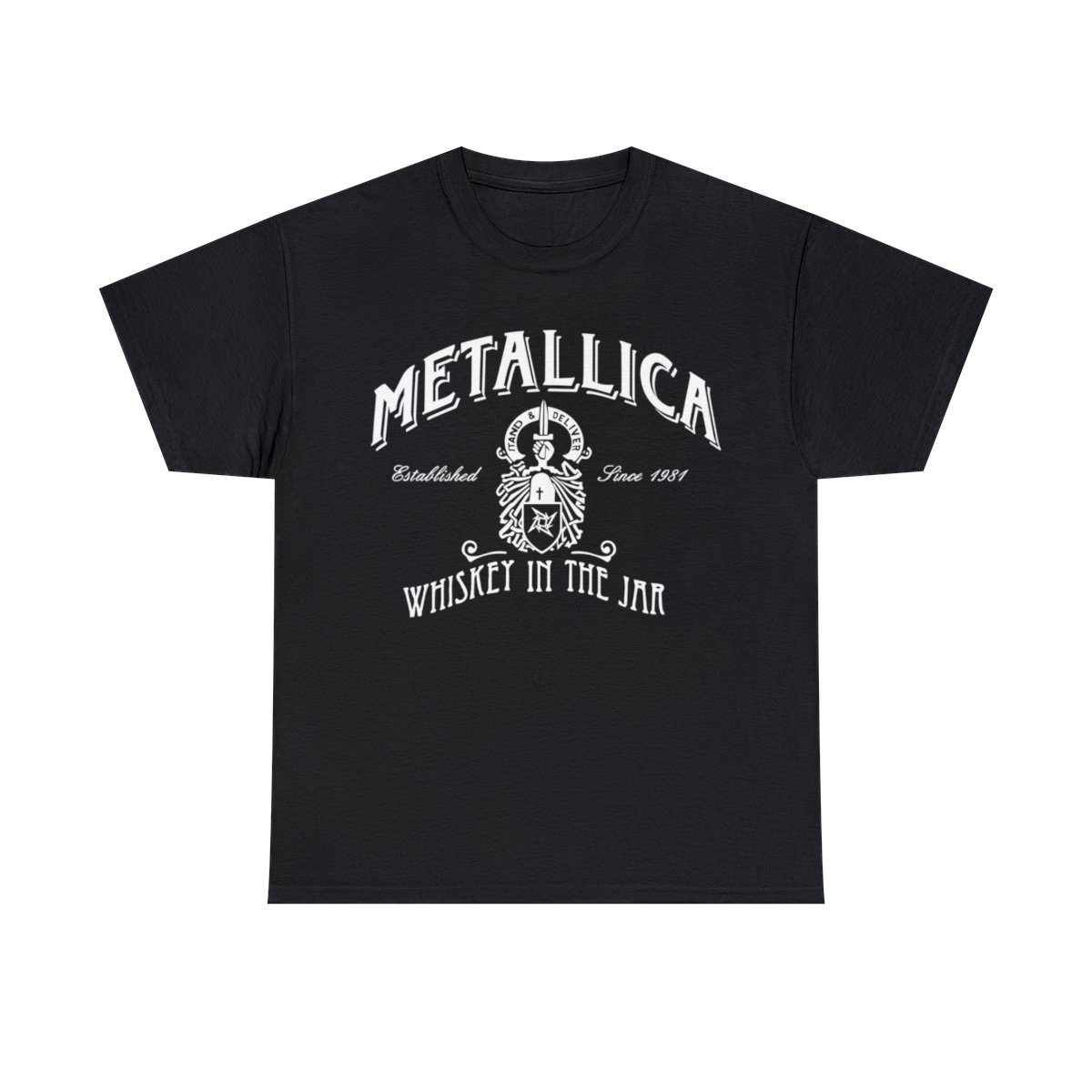 METALLICA Whiskey In The Jar T-shirt Unisex Heavy Cotton Tee