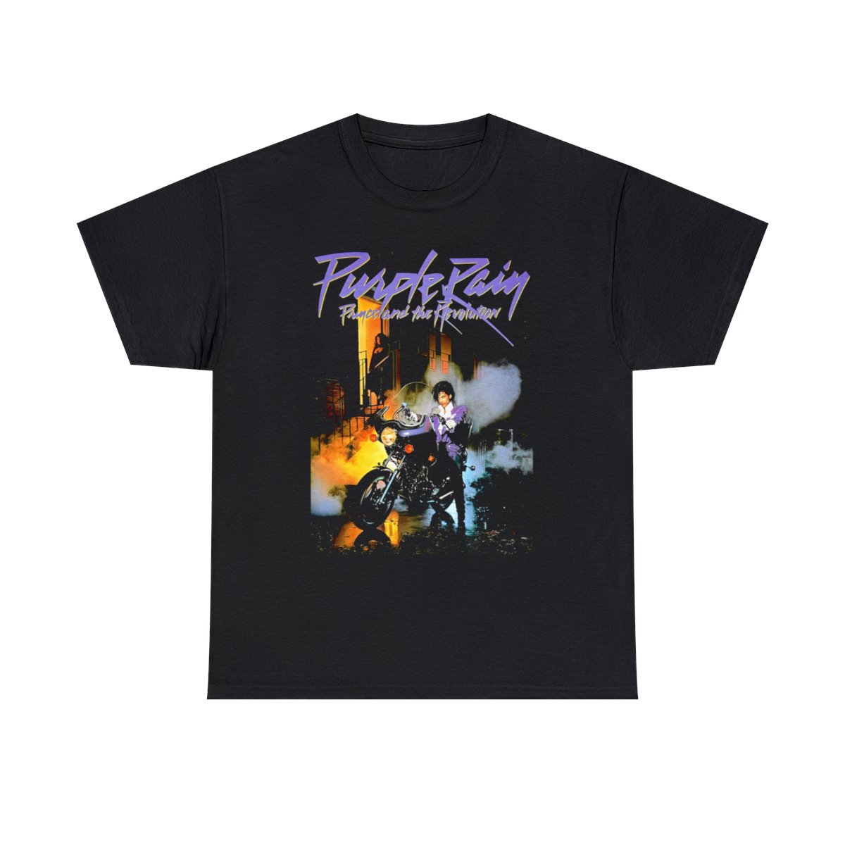 PRINCE Purple Rain T-SHIRT Brand New Official merchandise Unisex Heavy Cotton Tee