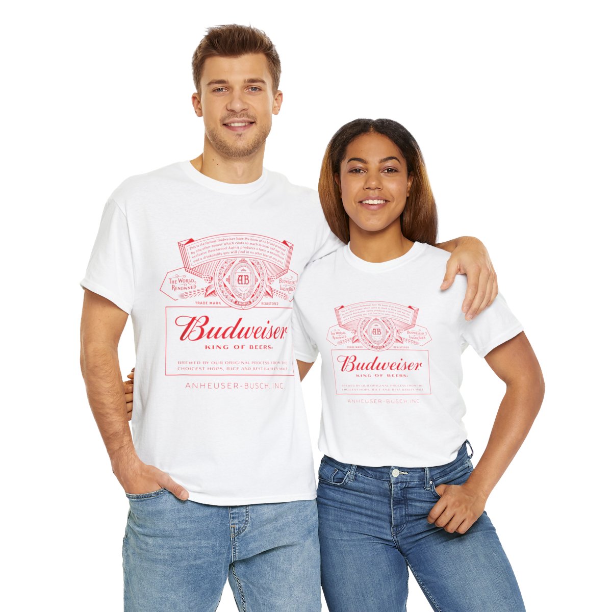 Budweiser Can Label Graphic T-Shirt