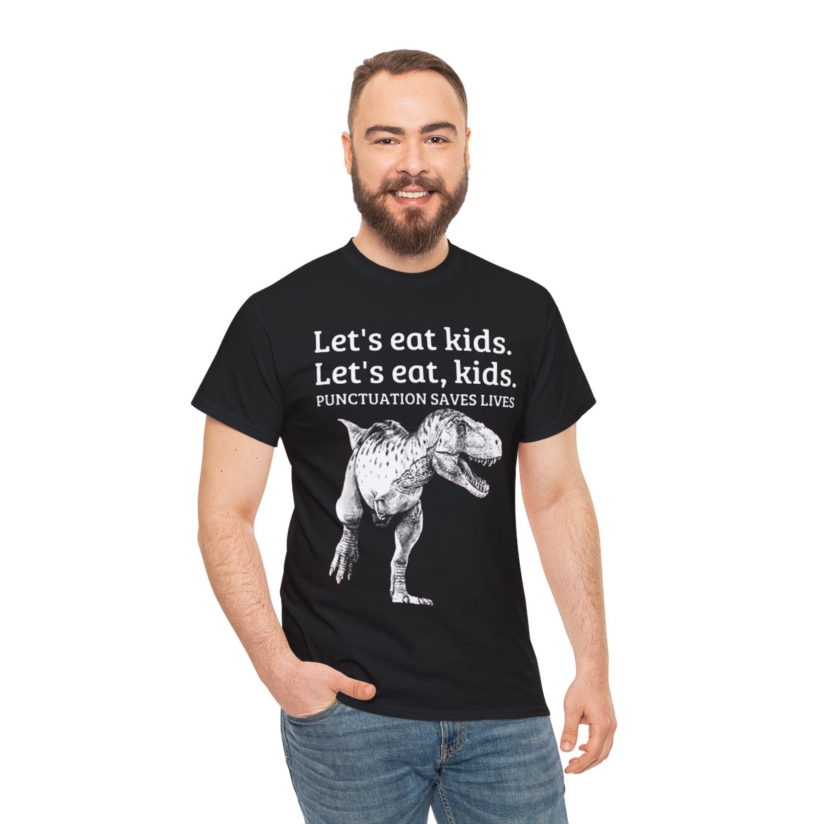 Let’s Eat Kids Punctuation Saves Lives Grammar T-Shirt