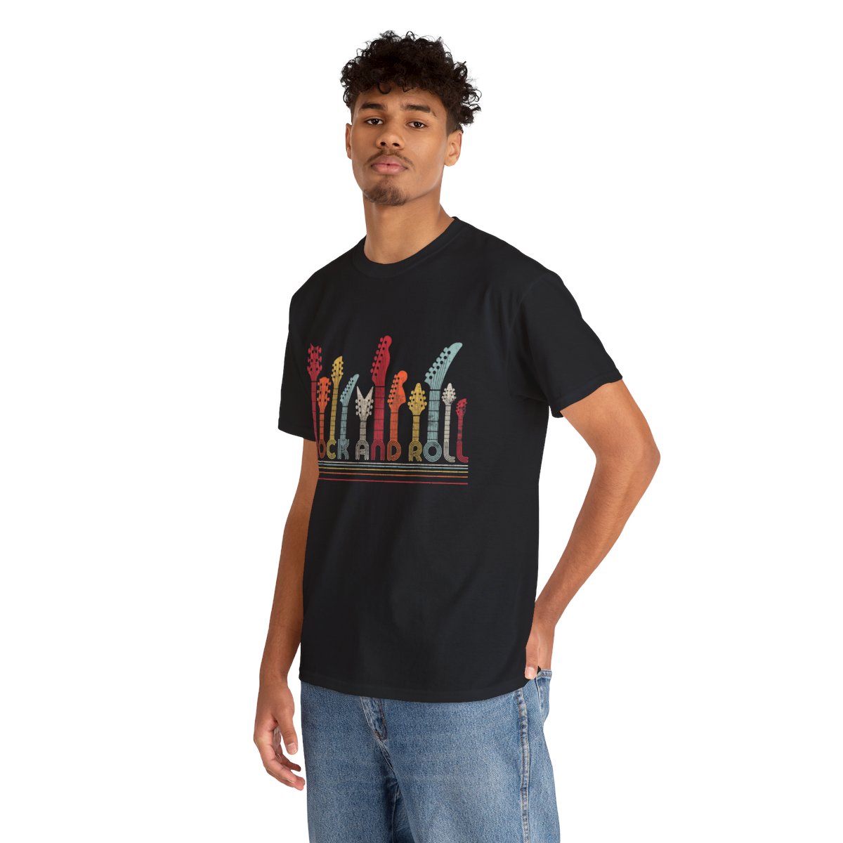 Rock And Roll Shirt, Retro Style Graphic T-Shirt