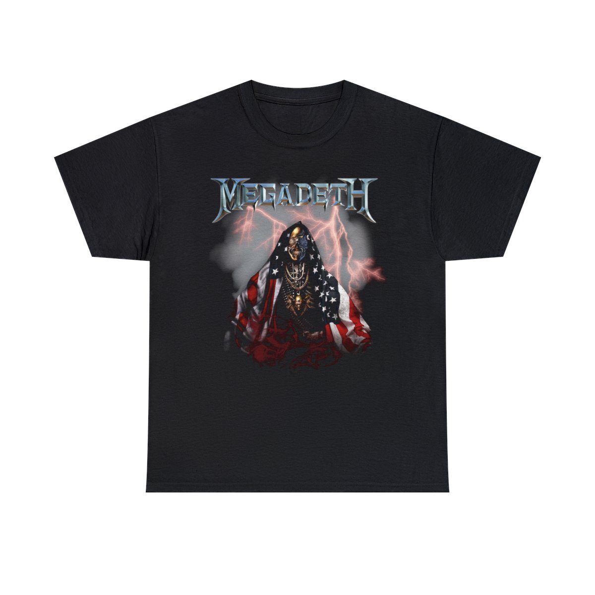 Megadeth Band United Abominations Album Cotton Unisex Heavy Cotton Tee