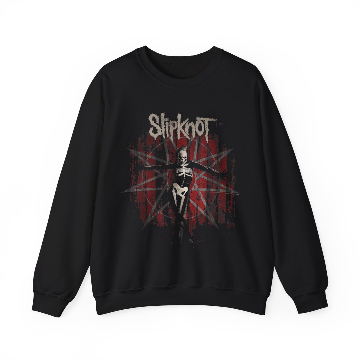 Slipknot Official The Gray Chapter Star Unisex Blend Heavy Crewneck Sweatshirt